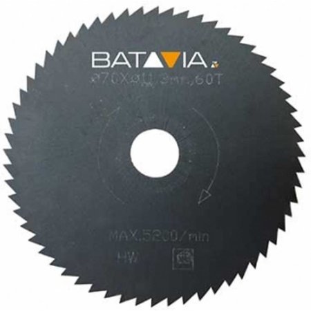 Batavia RACER HSS zaagbladen - 2 stuks –∅ 70 MM x 1,4 MM x 44 tanden van WorkZone