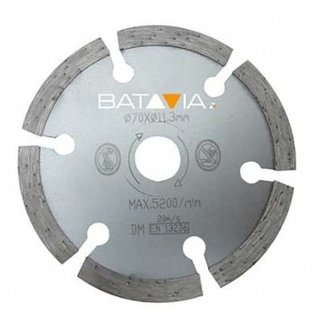 Batavia Discos de diamante RACER - 2 piezas –∅ 70 MM x 1,8 MM de WorkZone