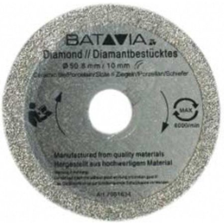 Batavia RACER Diamant zaagbladen - 2 stuks –∅ 50 MM x 1,45 MM van WorkZone