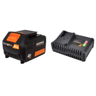 Batavia Battery and Fast Charger 4.0Ah - 18V | MaxxPack Battery Platform