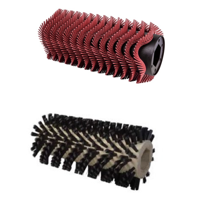 Wave & Multi Nylon Brush for Terrace Cleaner MaxxBrush | For Dry Cleaning | TPR + Silicon Carbide