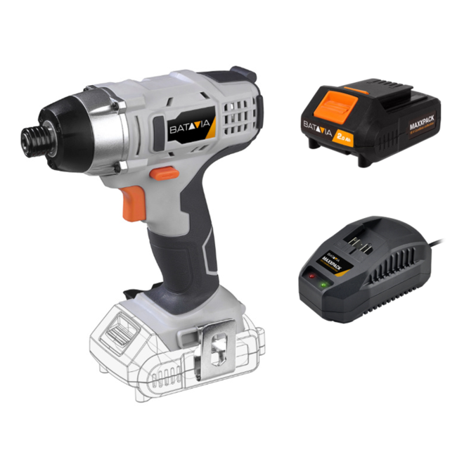 Cordless Impact Driver 18V MAXXPACK | incl. Battery & Charger