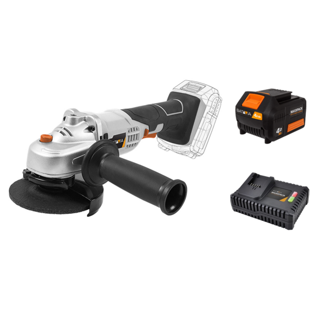 Cordless Angle Grinder 18V MAXXPACK | incl. 4.0Ah Battery & Fast Charger
