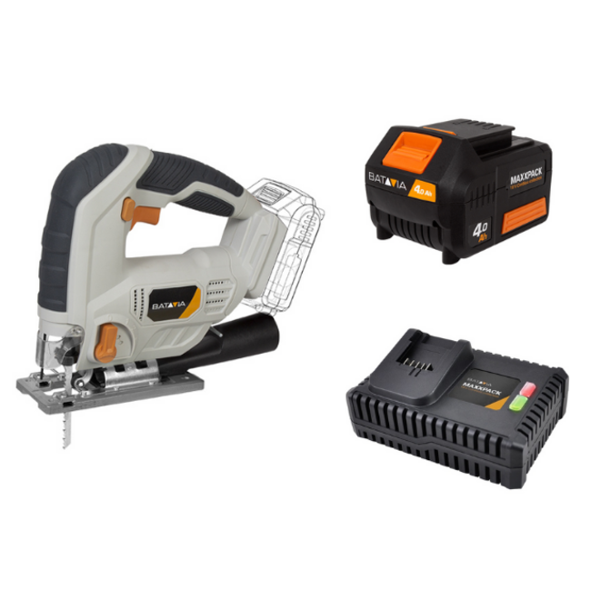 Cordless Jigsaw 18V MAXXPACK | incl. 4.0Ah Battery & Fast Charger