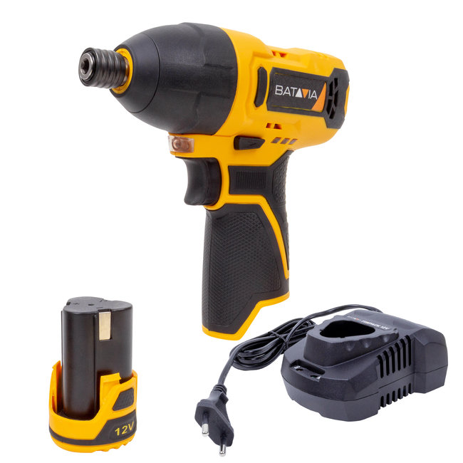 Batavia Cordless Impact Driver 12V FIXXPACK | incl. Battery & Fast Charger