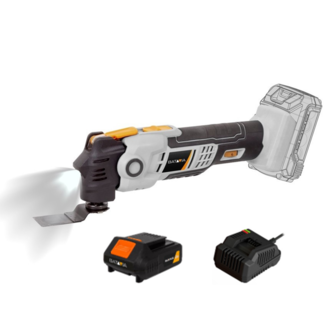 Batavia Multitool op Accu / 18 Volt / Anti vibrerend | Inclusief Accu & Lader