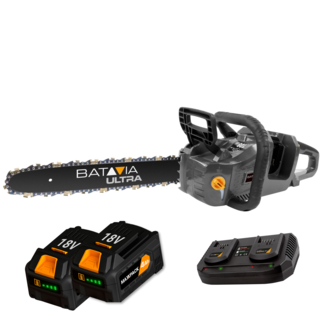 Batavia Cordless Chainsaw 36V | Incl. 2 Batteries & Duo Charger