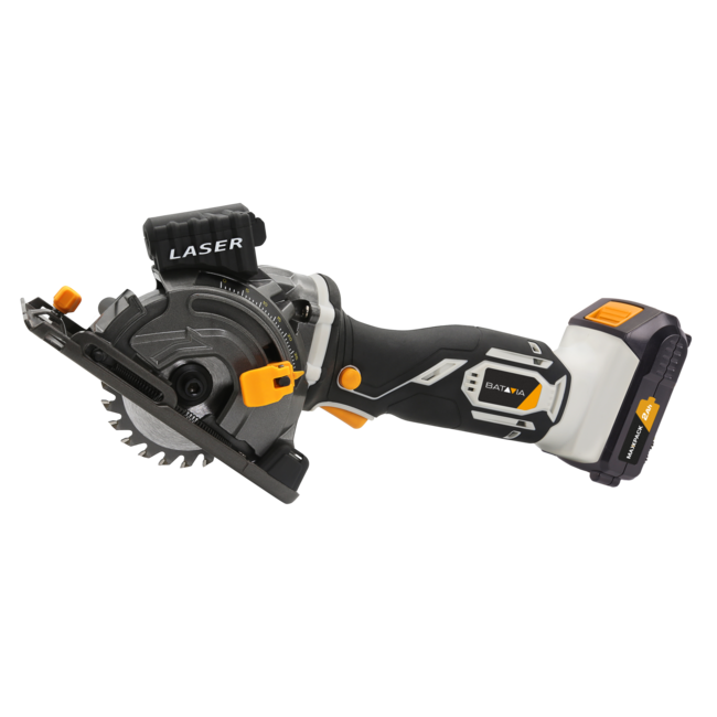 Cordless Mini Plunge Saw 18V MAXXPACK | Incl. 4Ah Battery, Quick Charger & Saw Blade-set