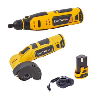 Batavia Battery Combi Tool & Angle Grinder 12V | incl. Battery & Fast Charger