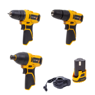 Batavia Fixxpack Drill & Screw bundle | Incl. Battery & Fast Charger