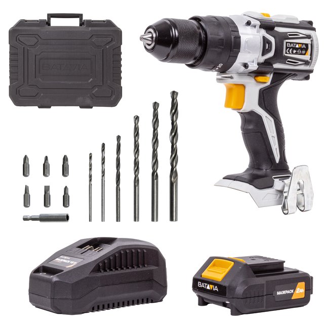 Cordless  Combi Drill 18V MAXXPACK | Brushless | incl. Battery & Charger