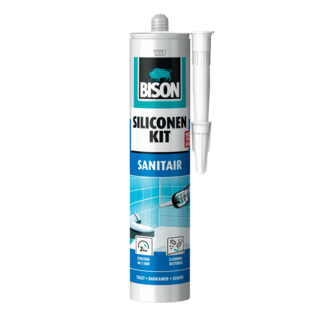 Bison Bison Mastic silicone Cartouche blanche 310 ml