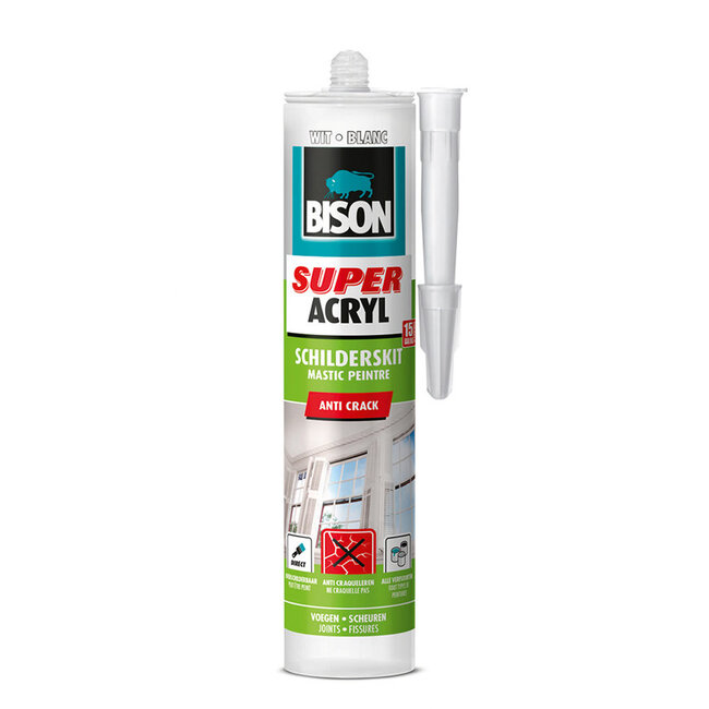 Bison Super Acrylic Painterskit Blanco Bote 300 ml