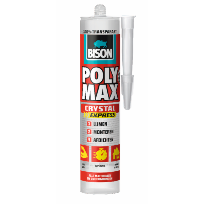 Bison Poly Max® Crystal Express Koker 300 g