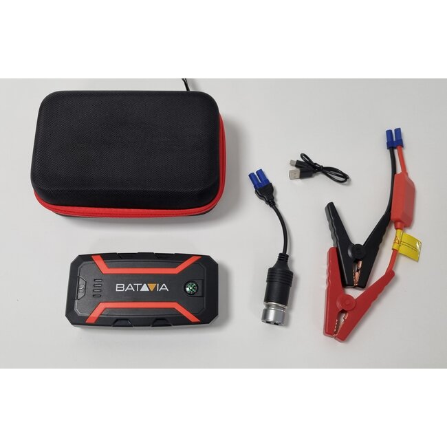 Jumpstarter, Powerbank and Flashlight in one