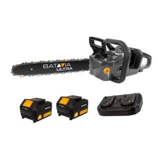 Batavia Cordless Chainsaw 36V | Incl. 2 x 5Ah Batteries & Duo Charger