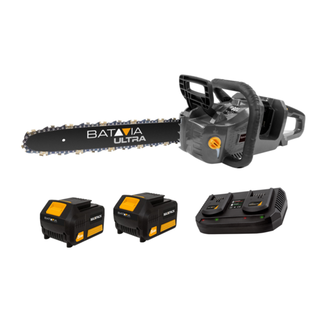 Motosierra con una batería de 18V 2Ah Black+Decker