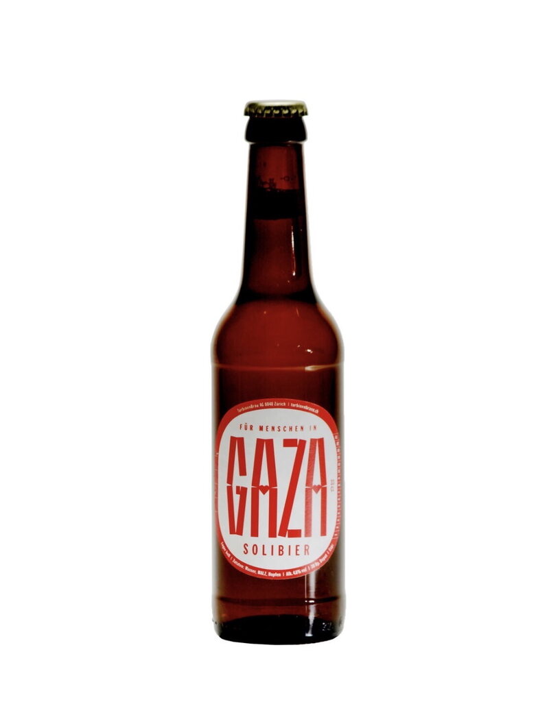 Gaza Bier - 24x33cl Lager Hell