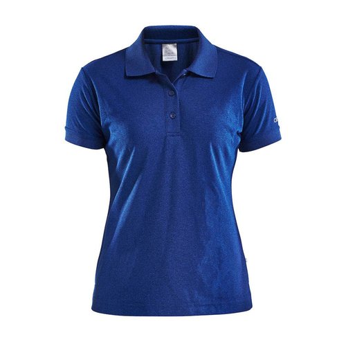Craft Polo Pique dames blauw Craft Polo Pique dames blauw