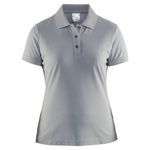 Craft Polo Pique dames grijs Craft Polo Pique dames grijs