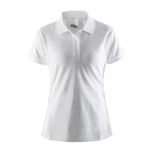 Craft Polo Pique dames wit Craft Polo Pique dames wit