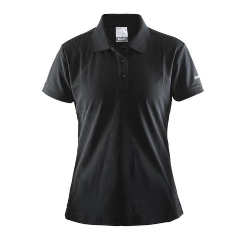 Craft Polo Pique dames zwart Craft Polo Pique dames zwart