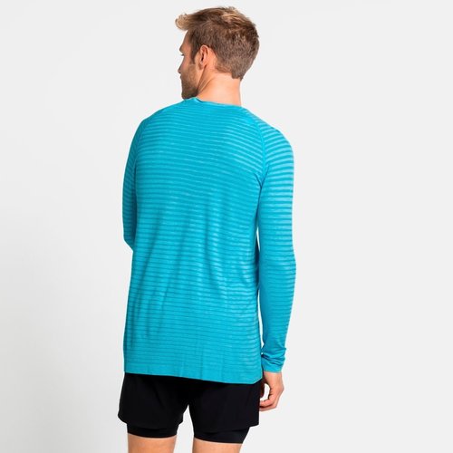 Odlo Odlo Men's Essential Seamless Running Shirt, blauw
