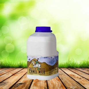 7 bottles fresh, raw camel milk (€8,36/bottle)