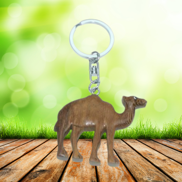 Porte-clés chameau (bois)