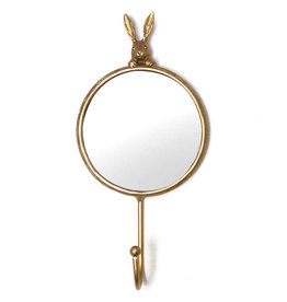 Bunny mirror with hook