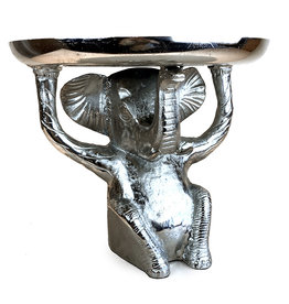 Nickel Side Table With Birds Store Without A Home