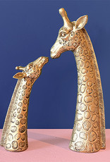 Gold giraffe duo figures