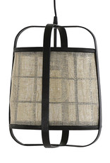 Linen fabric and bamboo wood lamp