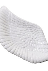 Small white wing shaped plate