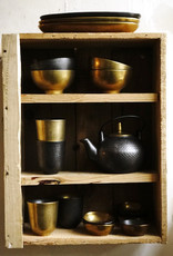 Matte black or  matted gold bowl "Ceylon"