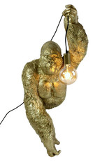 Gouden gorilla wandlamp