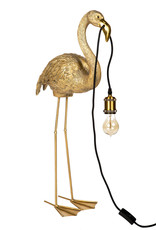Gold flamingo table lamp