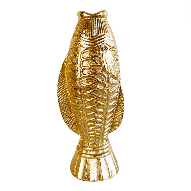 Gold fish vase