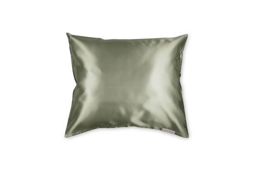  Beauty Pillow Satijnen kussensloop Olive Green 60x70 