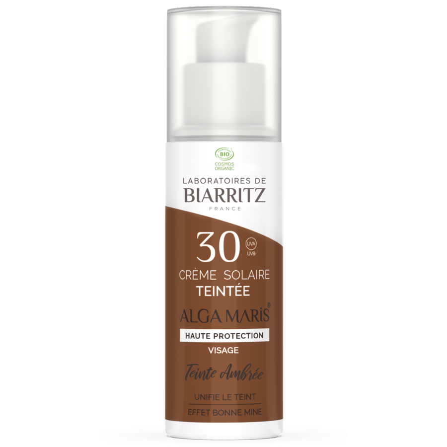 Amber Tinted Face sunscreen SPF30-1