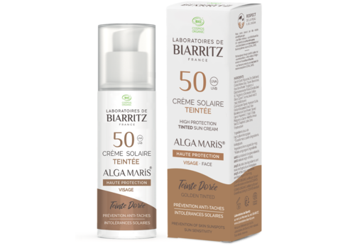  Laboratoires de Biarritz Golden Tinted Face sunscreen SPF50 