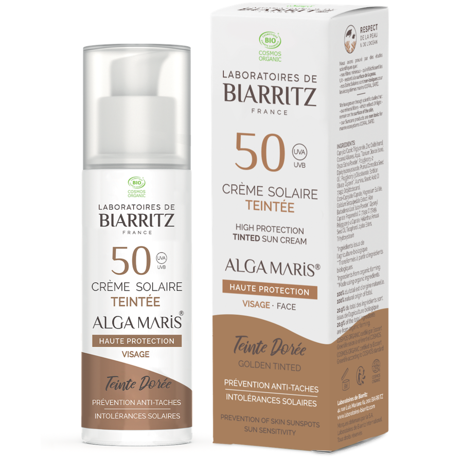 Golden Tinted Face sunscreen SPF50-1