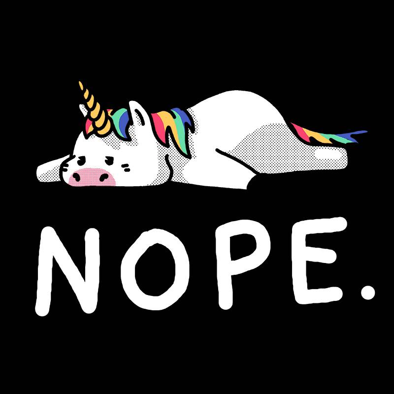 women pampling nope unicorn de vomaria picklestore original