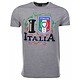 Camisetas - I Love Italia - Gris