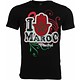 Camisetas - I Love Maroc - Negro