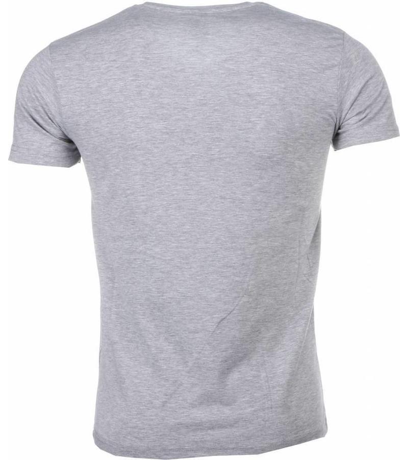 Mascherano Camisetas - Made To Get Paid Scarface - Gris