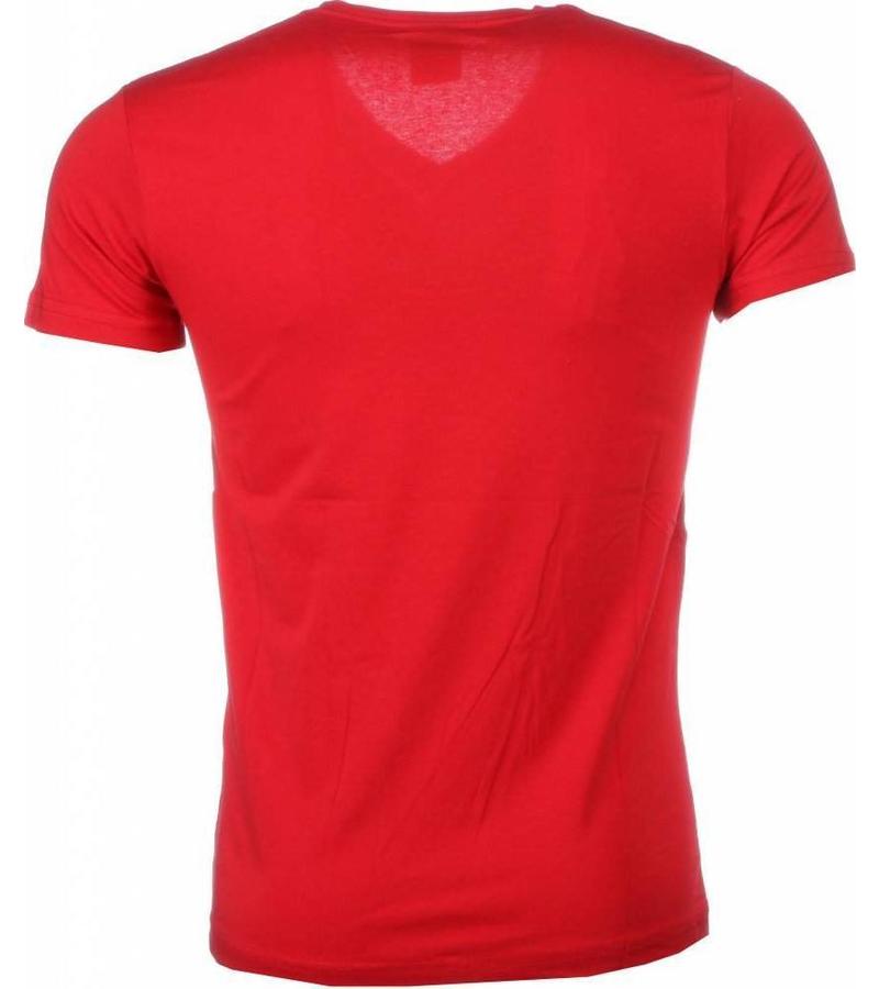 Mascherano Camisetas - I Love Suriname - Rojo