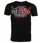 Mascherano Camisetas - I Love Turkey - Negro