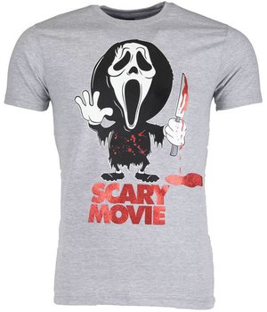 Mascherano Camisetas - Scary Movie - Gris