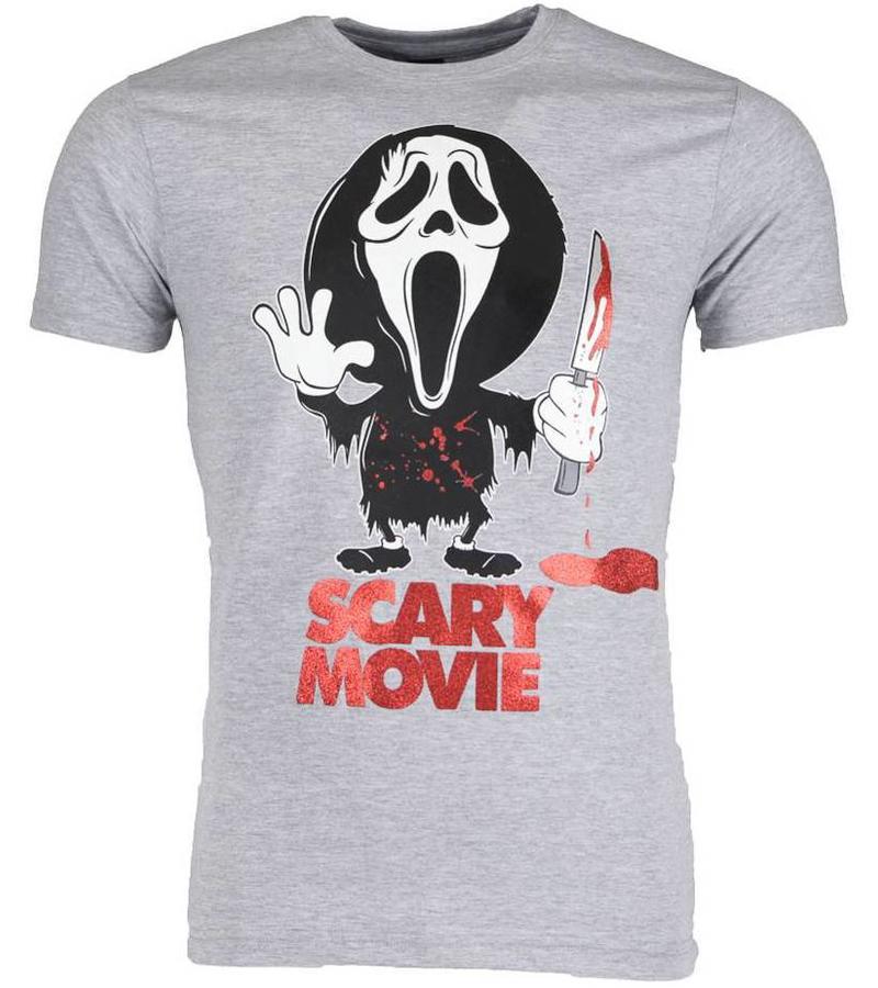 Mascherano Camisetas - Scary Movie - Gris